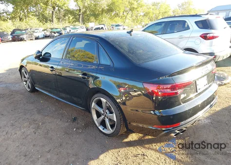 2018 Audi S4 3.0T Premium Plus z USA, uszkodzony, nr VIN WAUC4AF48JA200991